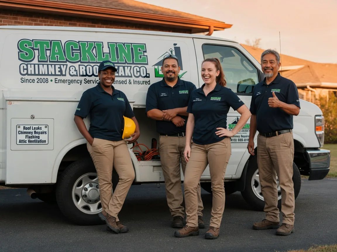 Chimney flashing repair company in Kingman, KS